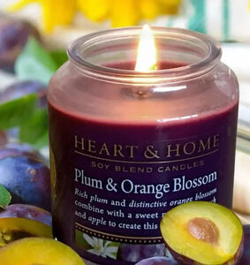 Heart & Home Candle, eco friendly Soy 2 FOR 15